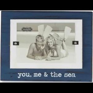 Mud Pie “You, Me, and The Sea” Photo Picture Frame